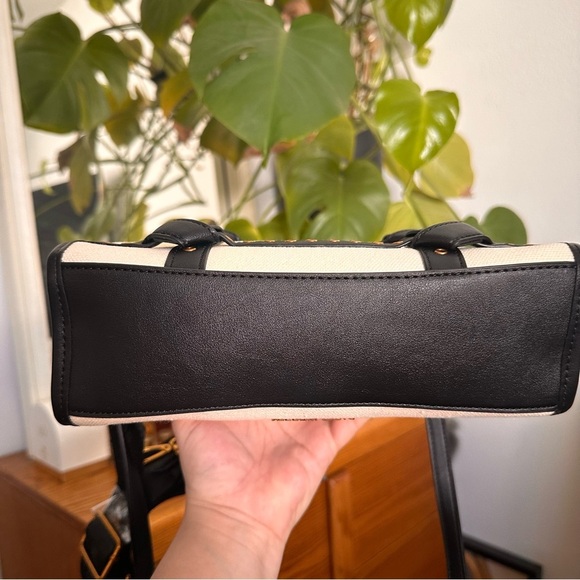 NWT Steve Madden Black and Cream Studded mini tote - Picture 10 of 10